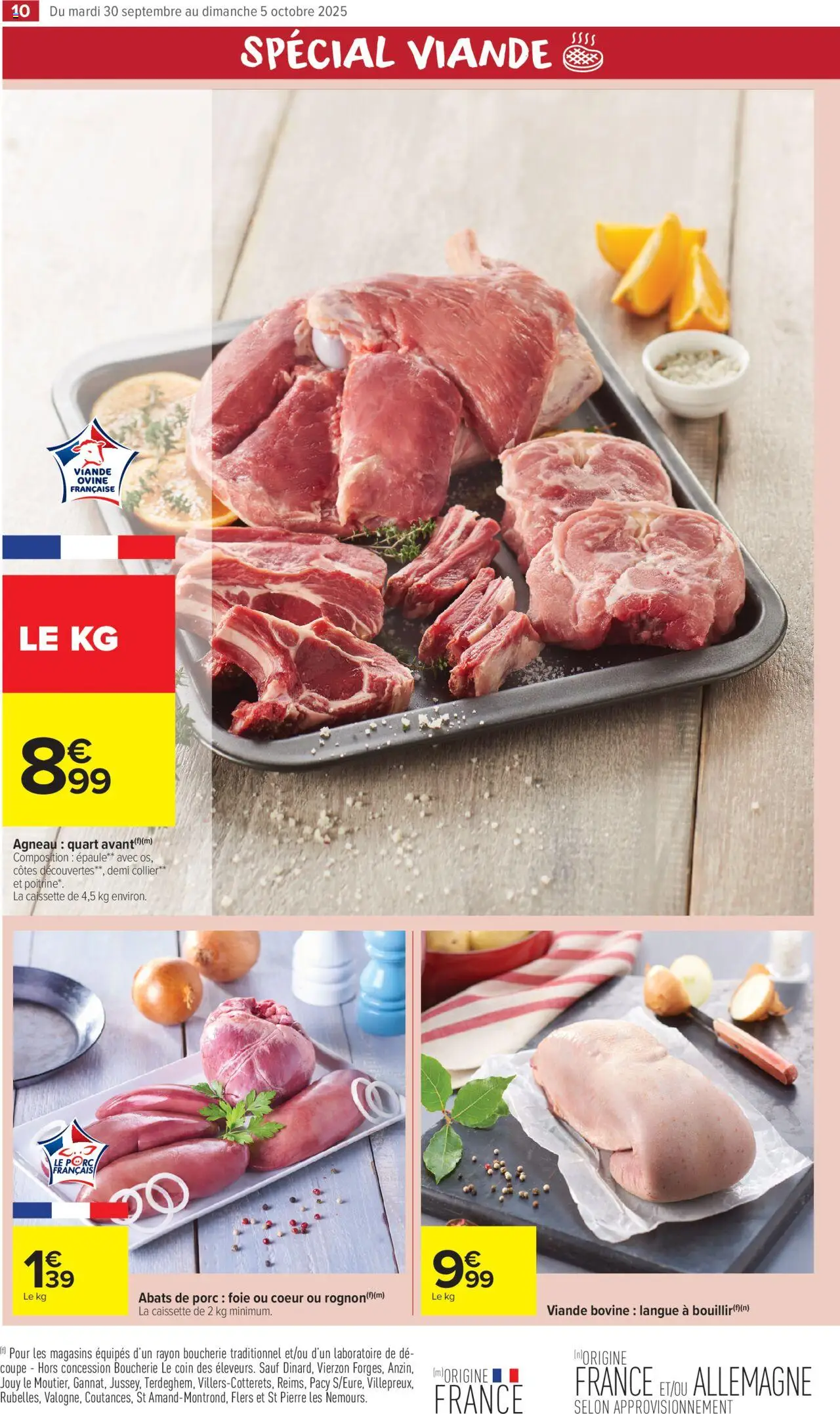  | Page: 12 | Produits: Collier, Viande, Porc, Viande bovine