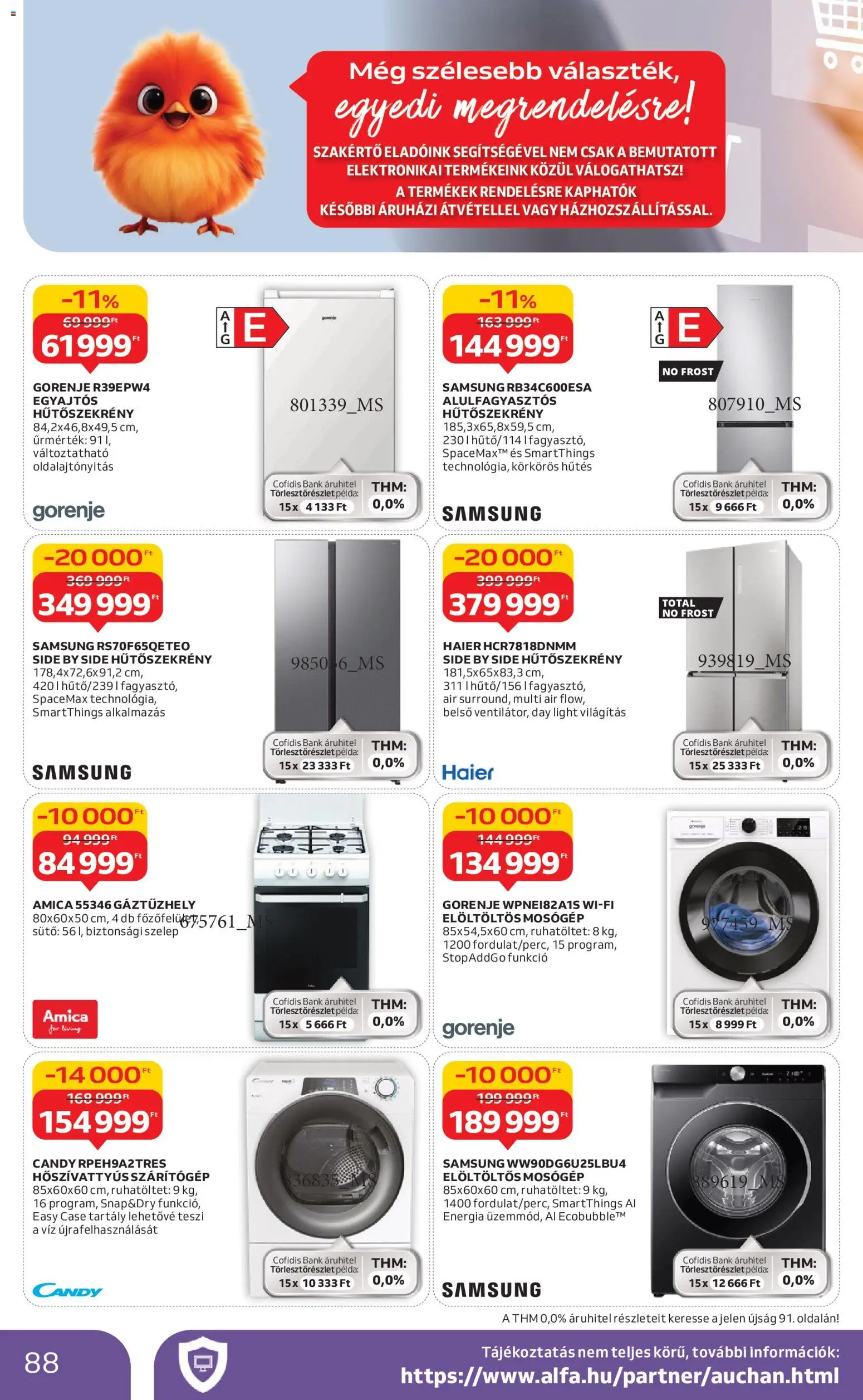 Auchan akciós ujság - amely érvényes a következő dátumtól: 04.12.2025 | Oldal: 88