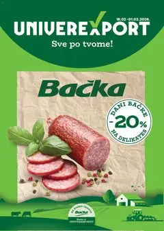 Univerexport katalog - pregled Univerexport kataloga - važi od 16.02.2026