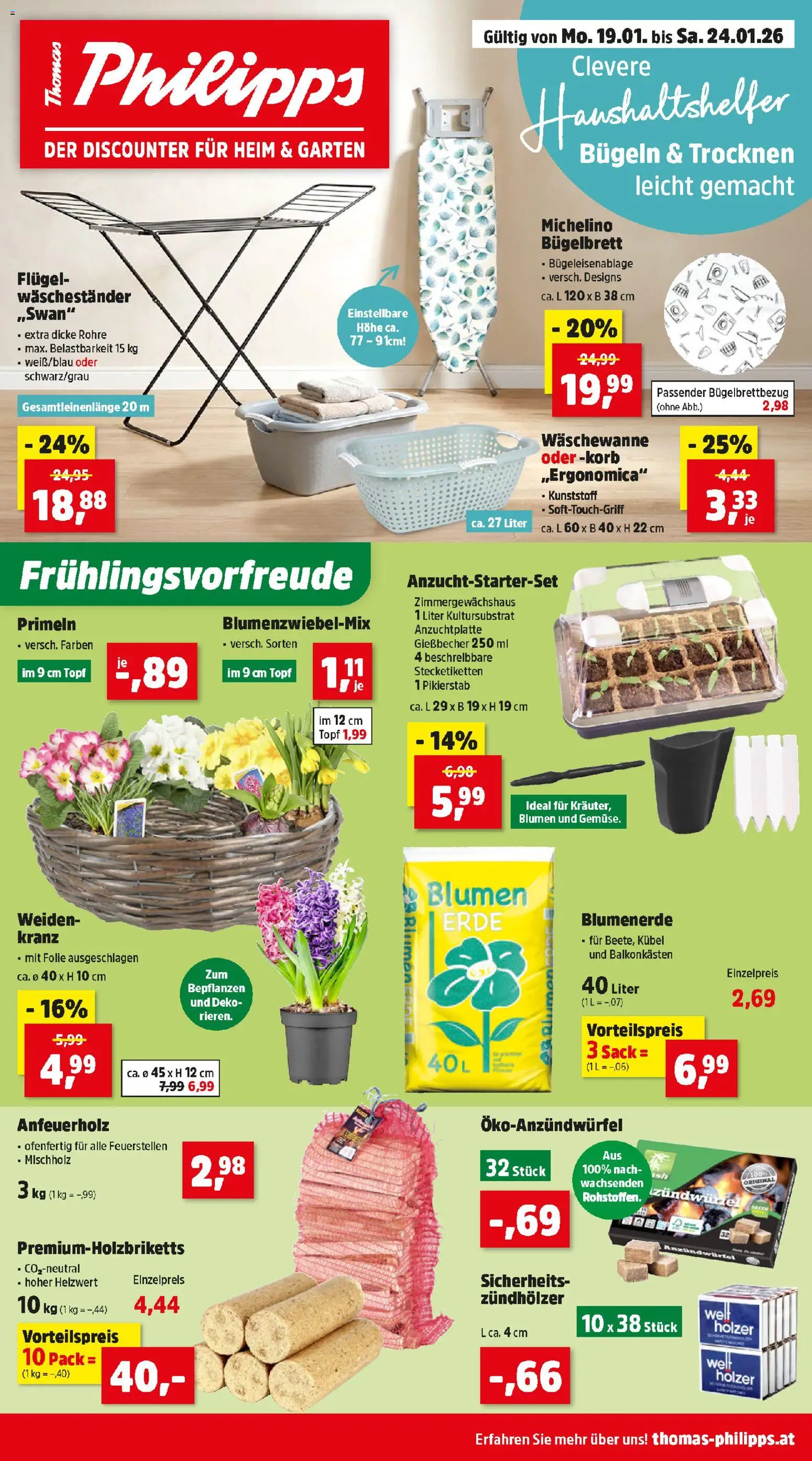 Thomas Philipps Flugblatt gültig ab 19.01.2026 | Seite: 1 | Produkte: Korb