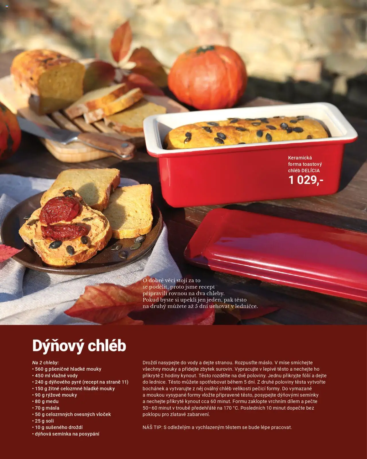 TESCOMA katalog - Podzim/zima 2025 od 20.10.2025 | Strana: 10 | Produkty: Hodiny, Forma, Těsto, Dýňová semínka