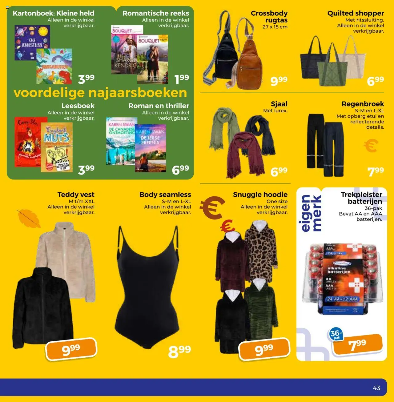 {H1} | Pagina: 47 | Producten: Hoodie, Vest, Sjaal, Etui