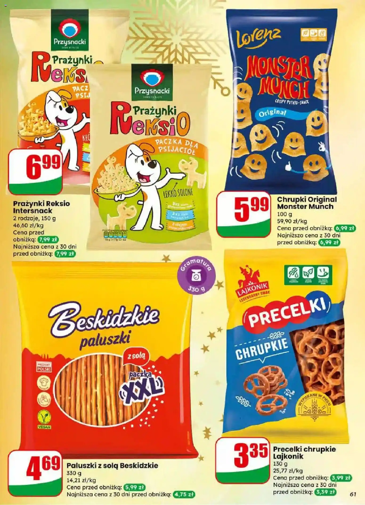 Dino Gazetka od 17.12.2025 | Strona: 61 | Produkty: Chrupki, Paluszki