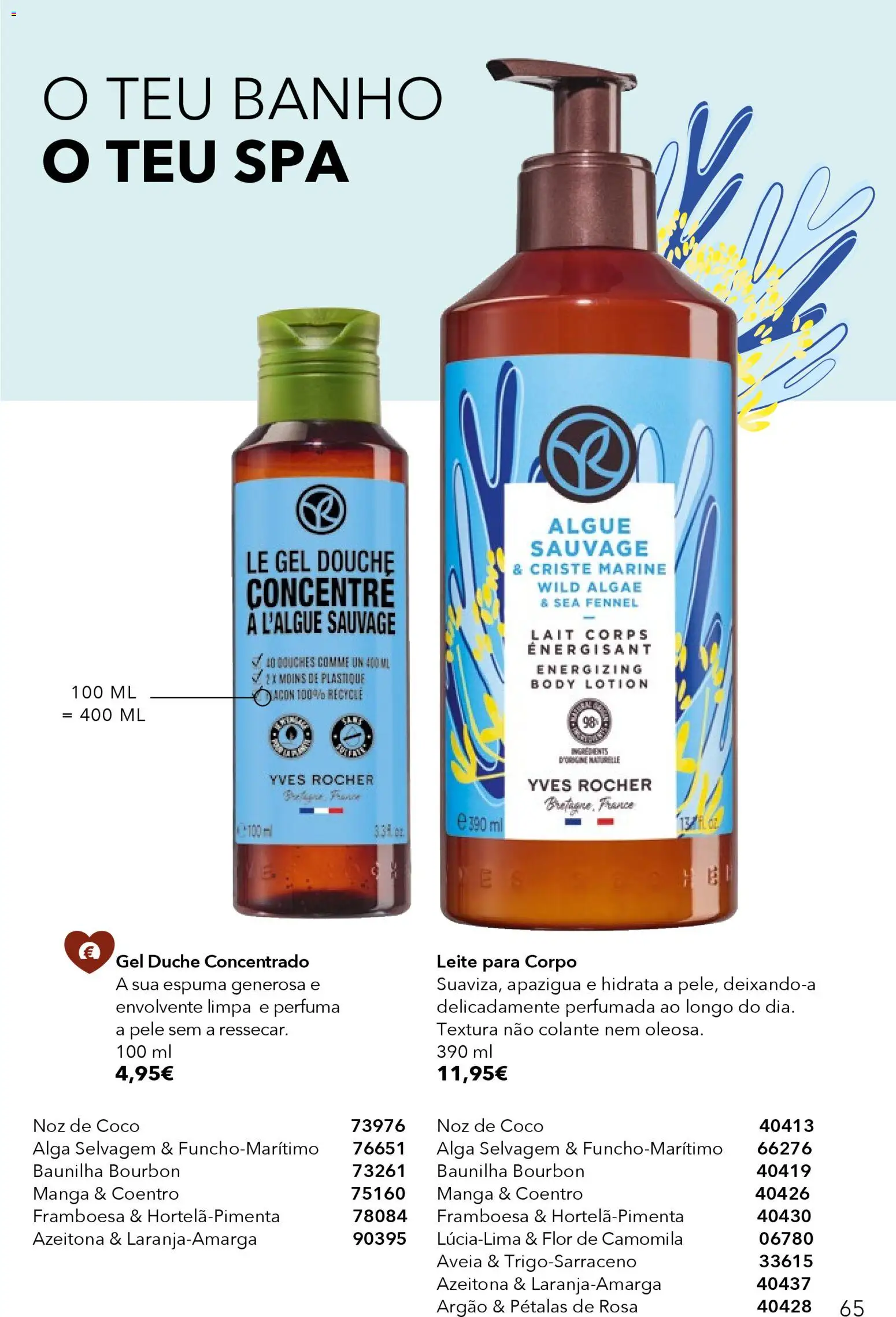 Yves Rocher catálogo 3 │ válido de 19.02.2026 | Página: 65 | Produtos: Aveia, Leite, Banho