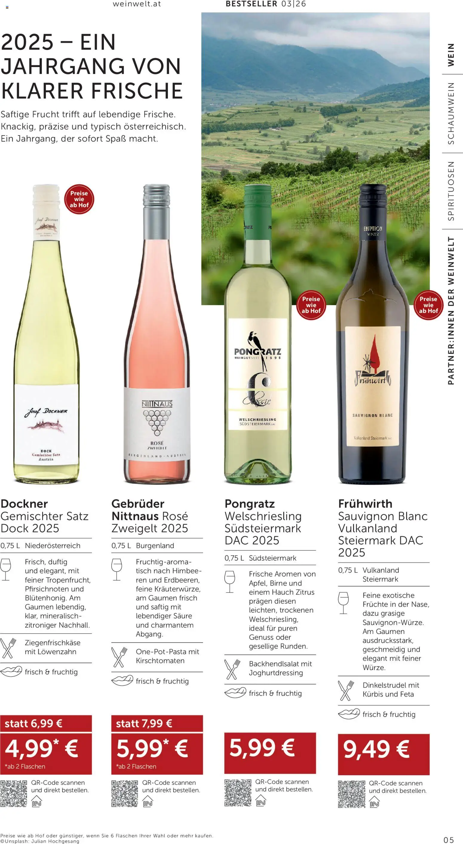 Interspar Wein Welt gültig ab 05.03.2026 | Seite: 5 | Produkte: Kürbis, Birne, Tisch, Wein