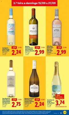 Lavagante Vinho Verde Branco DOC, White wine. Emb. 0.75 L │ válido de 15.09.2025 | Página: 13 | Produtos: Maça, Vinho