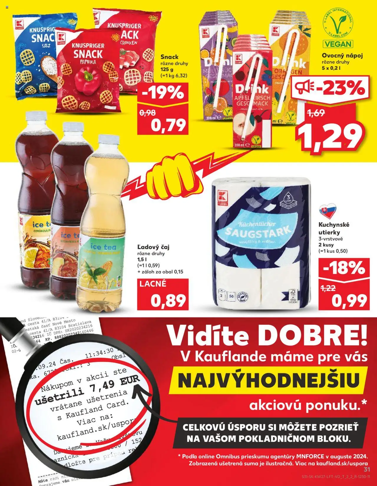 Kaufland Považská Bystrica-Centrum │ platný od 03.07.2025 | Strana: 31 | Produkty: Paprika, Čaj