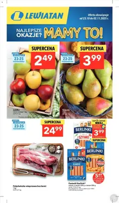 Pogląd oferty "Lewiatan gazetka - Katowice" - ważna od 23.10.2025