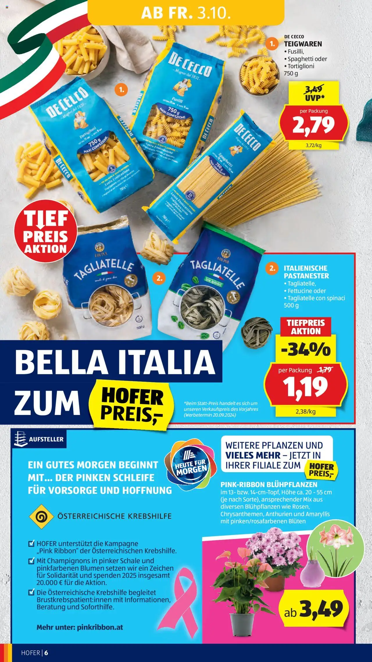 Hofer Flugblatt gültig ab 03.10.2025 | Seite: 8 | Produkte: Hajdina liszt