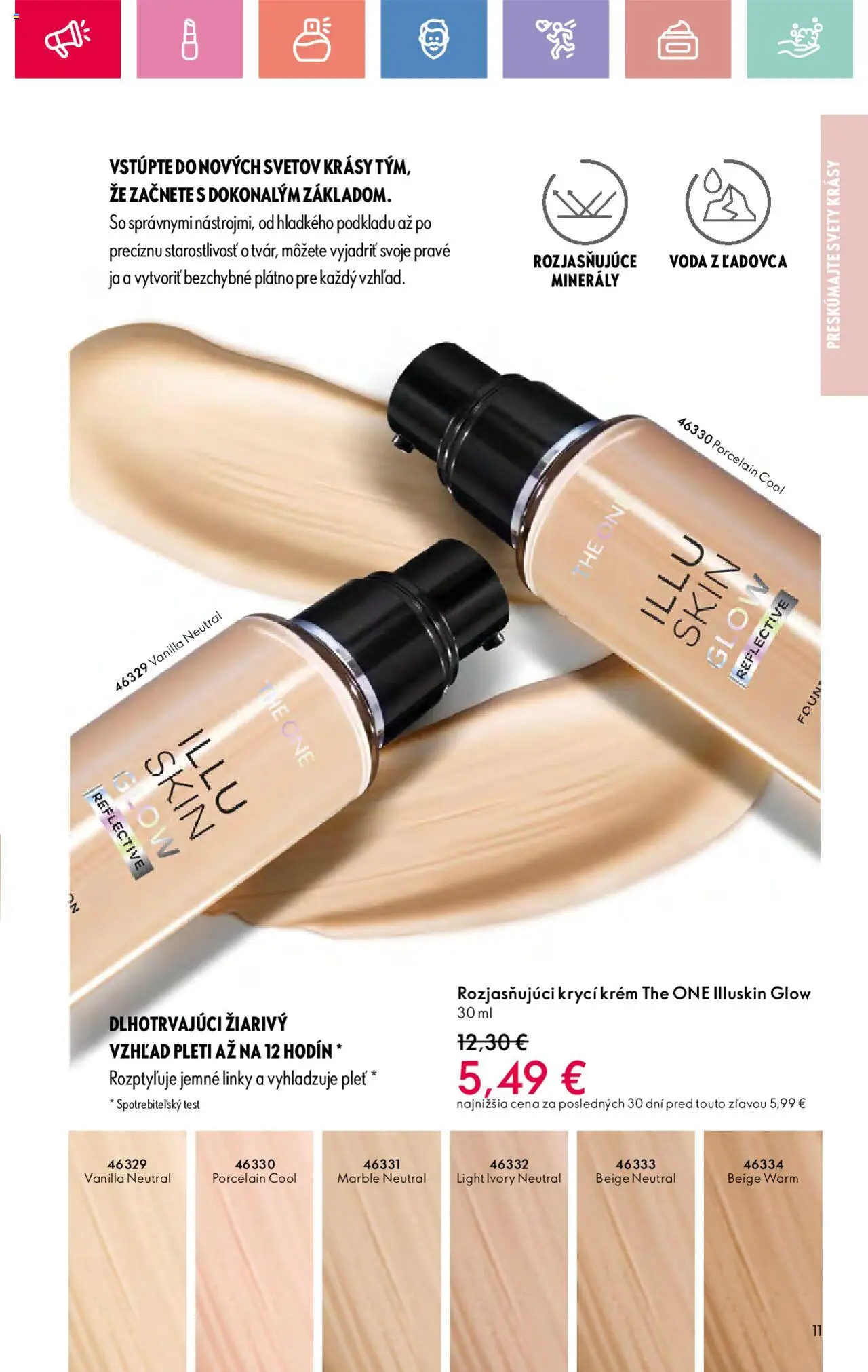 Katalóg Oriflame 12 2025 │ platný od 17.08.2025 | Strana: 11 | Produkty: Krém, Voda