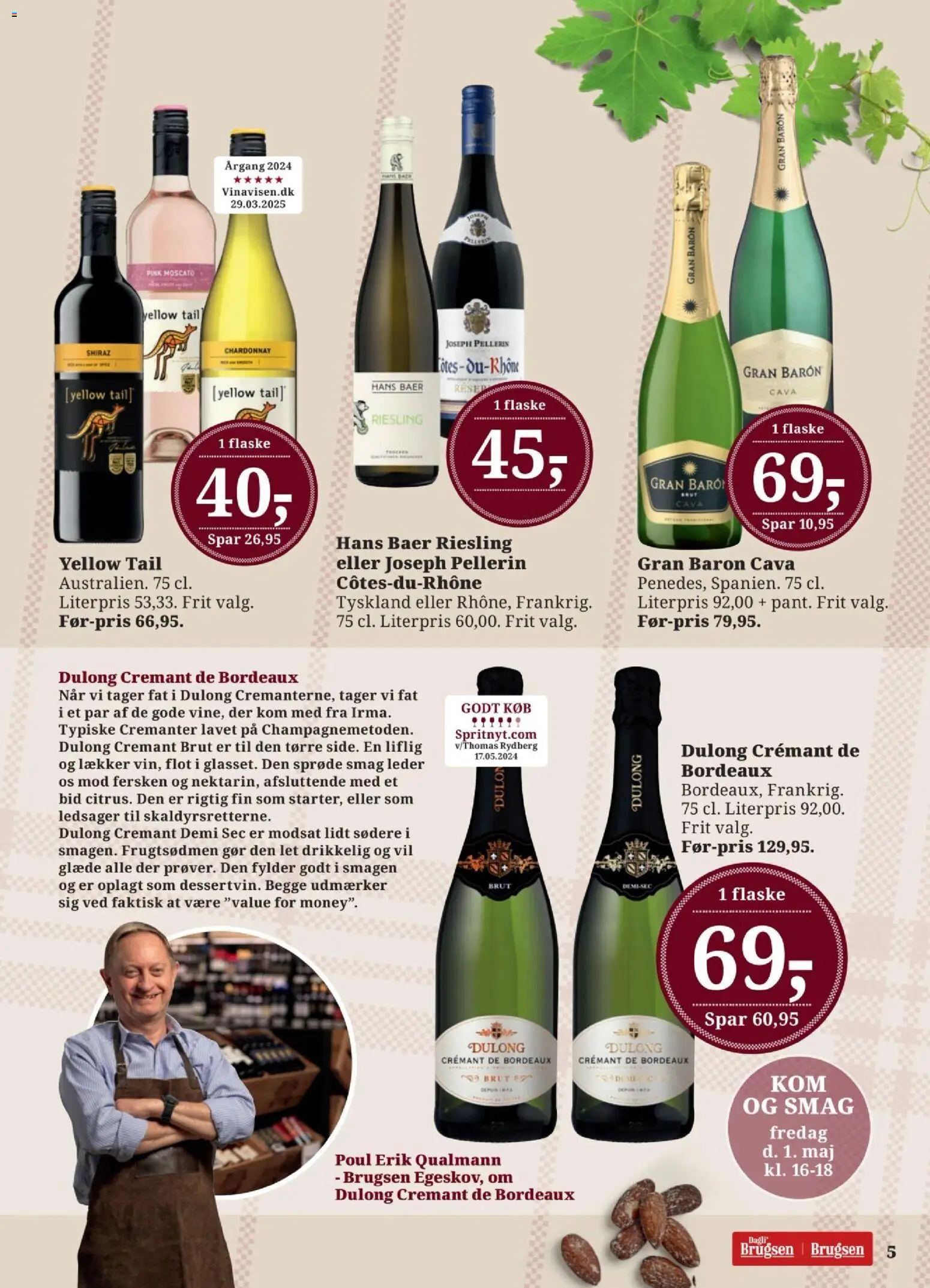 Dagli'Brugsen tilbudsavis – gyldig fra 24.04.2026 | Side: 5 | Produkter: Søm