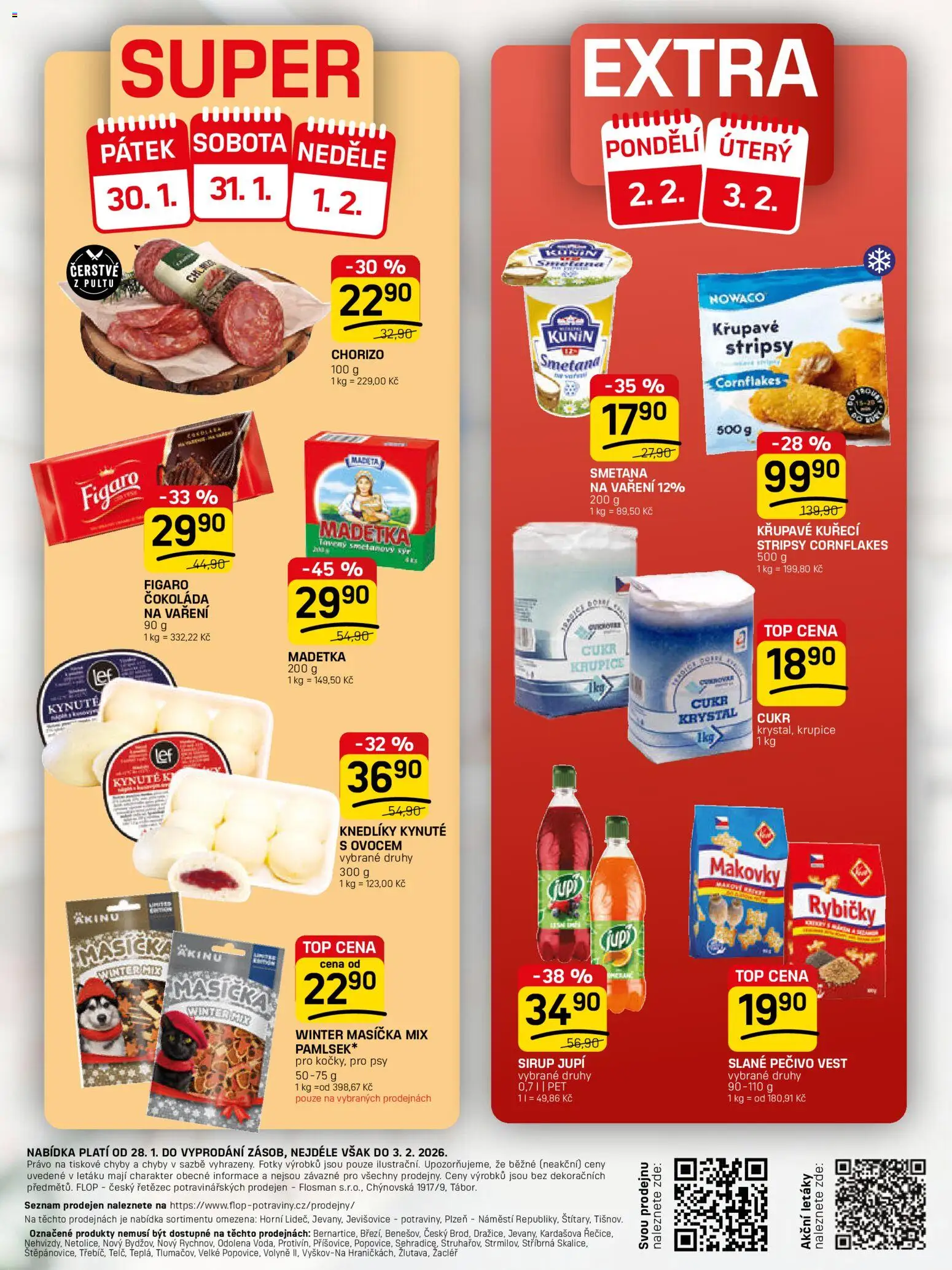 Flop leták - FlopTop od 28.01.2026 | Strana: 12 | Produkty: Cornflakes, Sýr, Čokoláda, Smetana