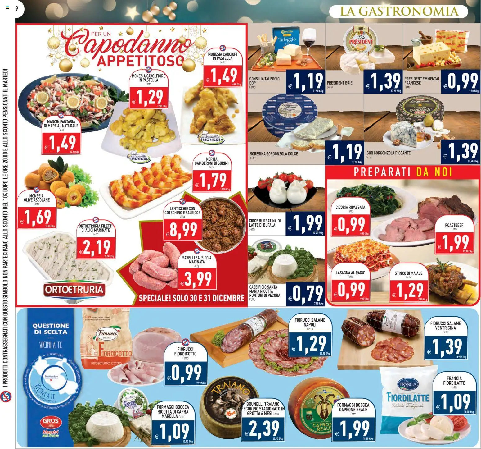 Volantino PIM Supermercati del 27.12.2025 | Pagina: 9 | Prodotti: Tè, Lenticchie, Lasagna, Cavolfiore