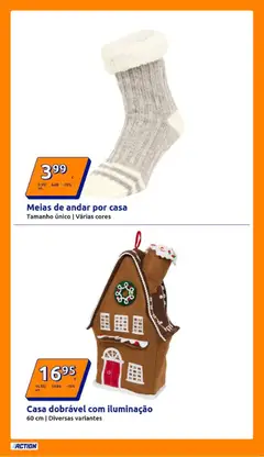 Pré-visualização Action - Action PT week 44 2025 válido de 29.10.2025 | Página: 17 | Produtos: Meias