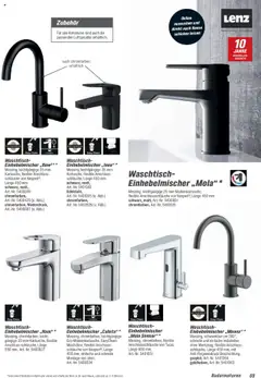 Toom Baumarkt Bad & Sanitär  ab 01.09.2025 gültig | Seite: 69 | Produkte: Waschtisch