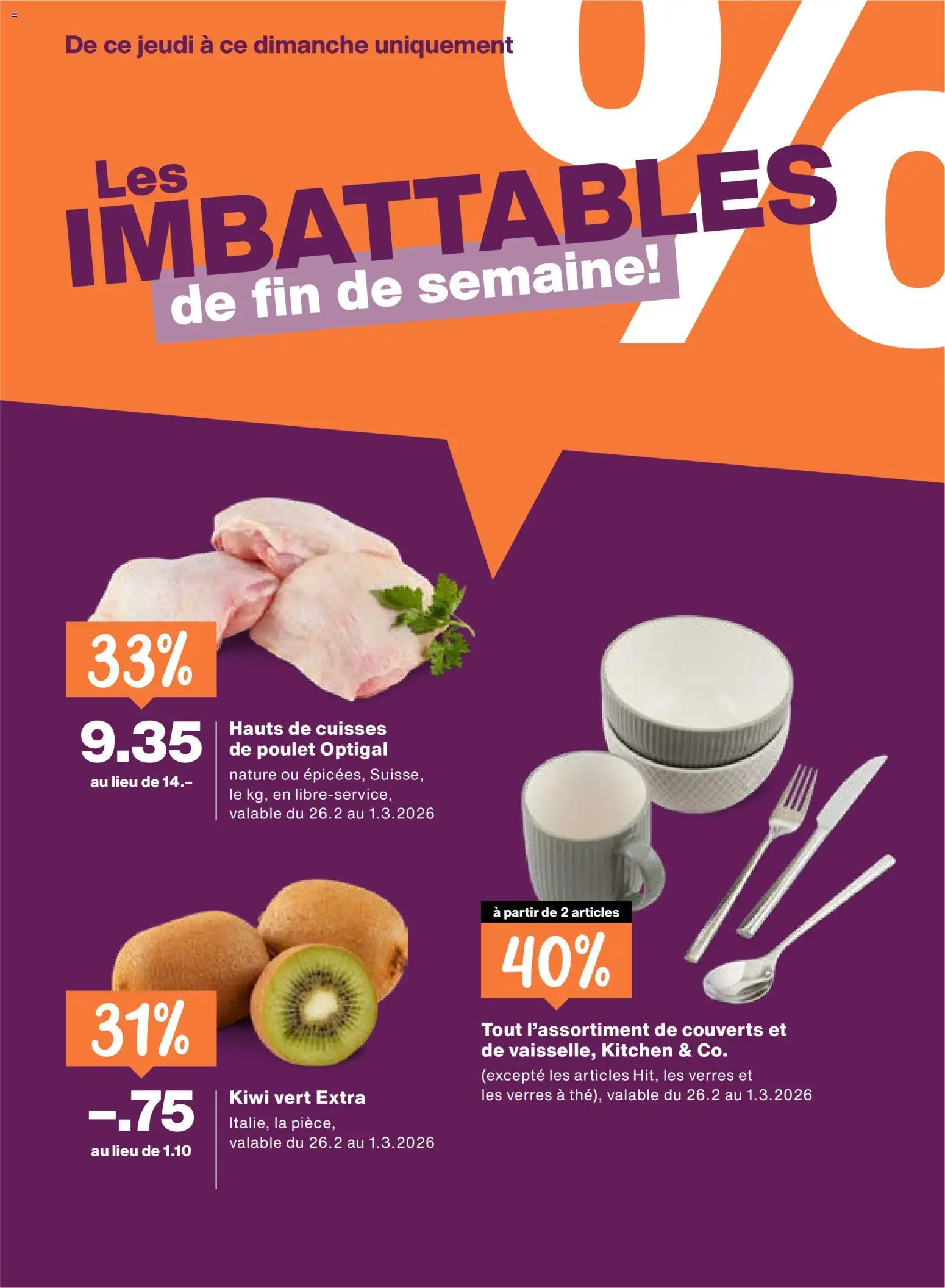 Migros Aktionen FR – gültig ab 26.02.2026 | Seite: 24 | Produkte: Kiwi