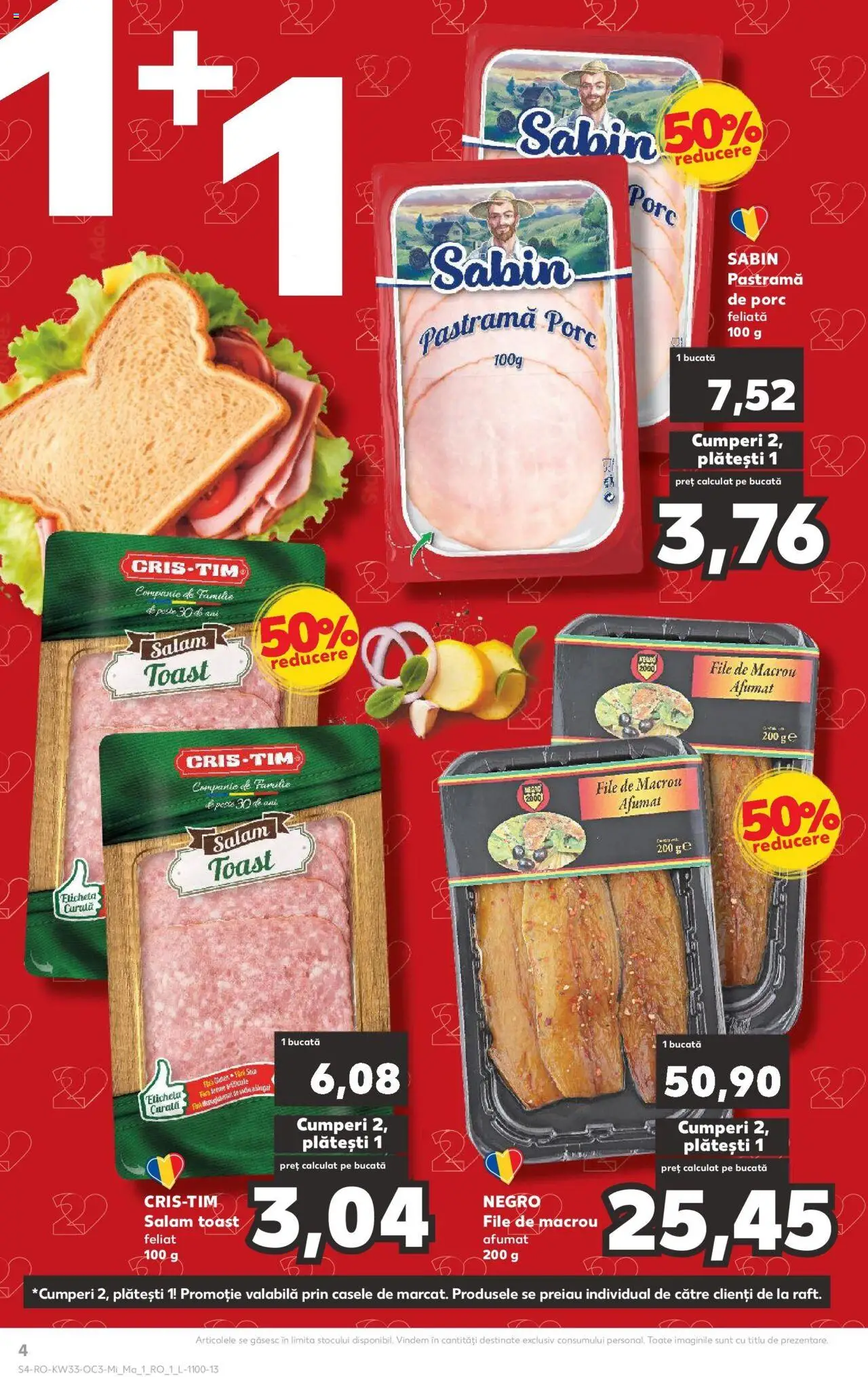 Catalog Kaufland - Ploiești – valabil de la 13.08.2025 | Pagină: 4 | Produse: Salam