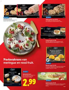 PASSION FRUIT ROULADE, A SOFT MERINGUE ROULADE FILLED WITH RICH PASSION FRUIT CURD AND WHIPPED CREAM FILLING - Voorbeeld van een folder van Lidl, geldig van 26.11.2025 | Pagina: 67