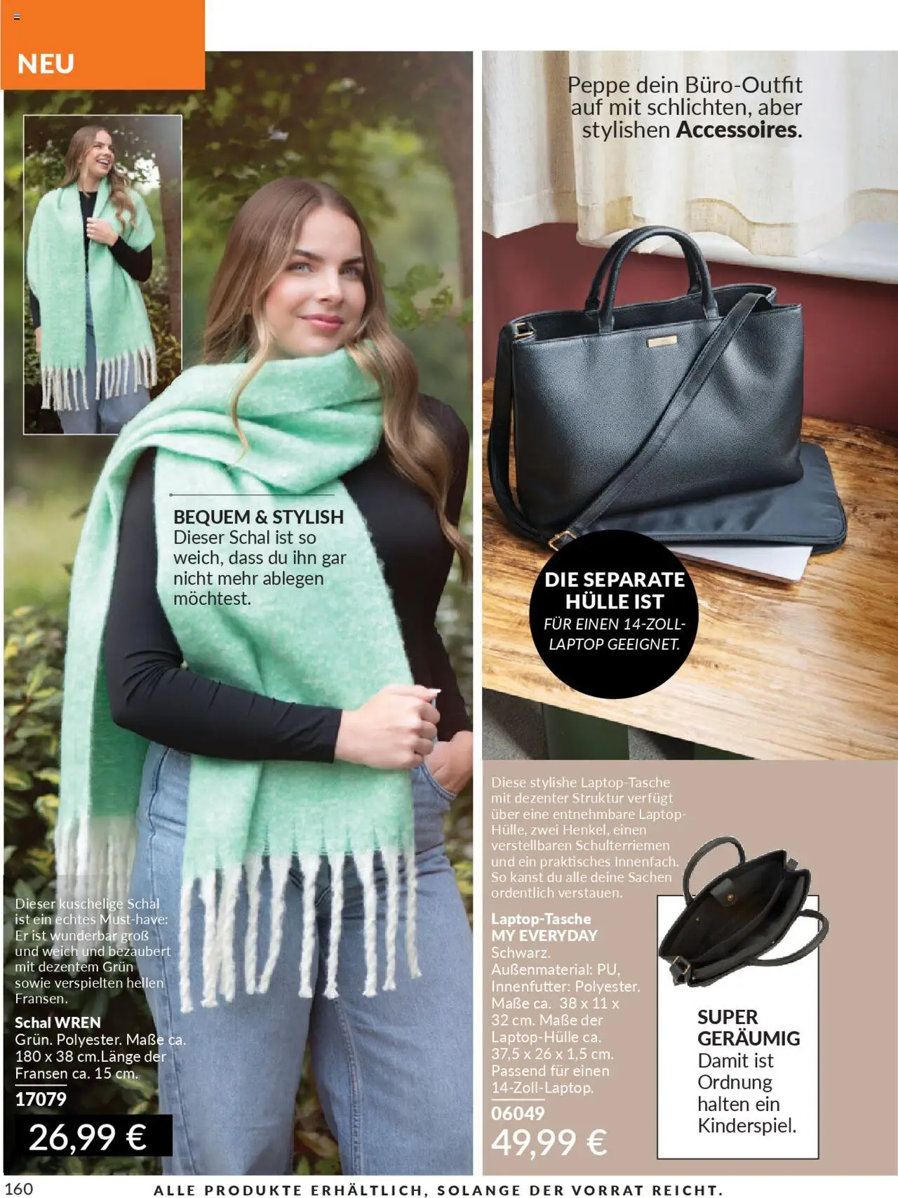 AVON Katalog Oktober 2025 – gültig ab 01.10.2025 | Seite: 162 | Produkte: Hülle, Laptop, Schal