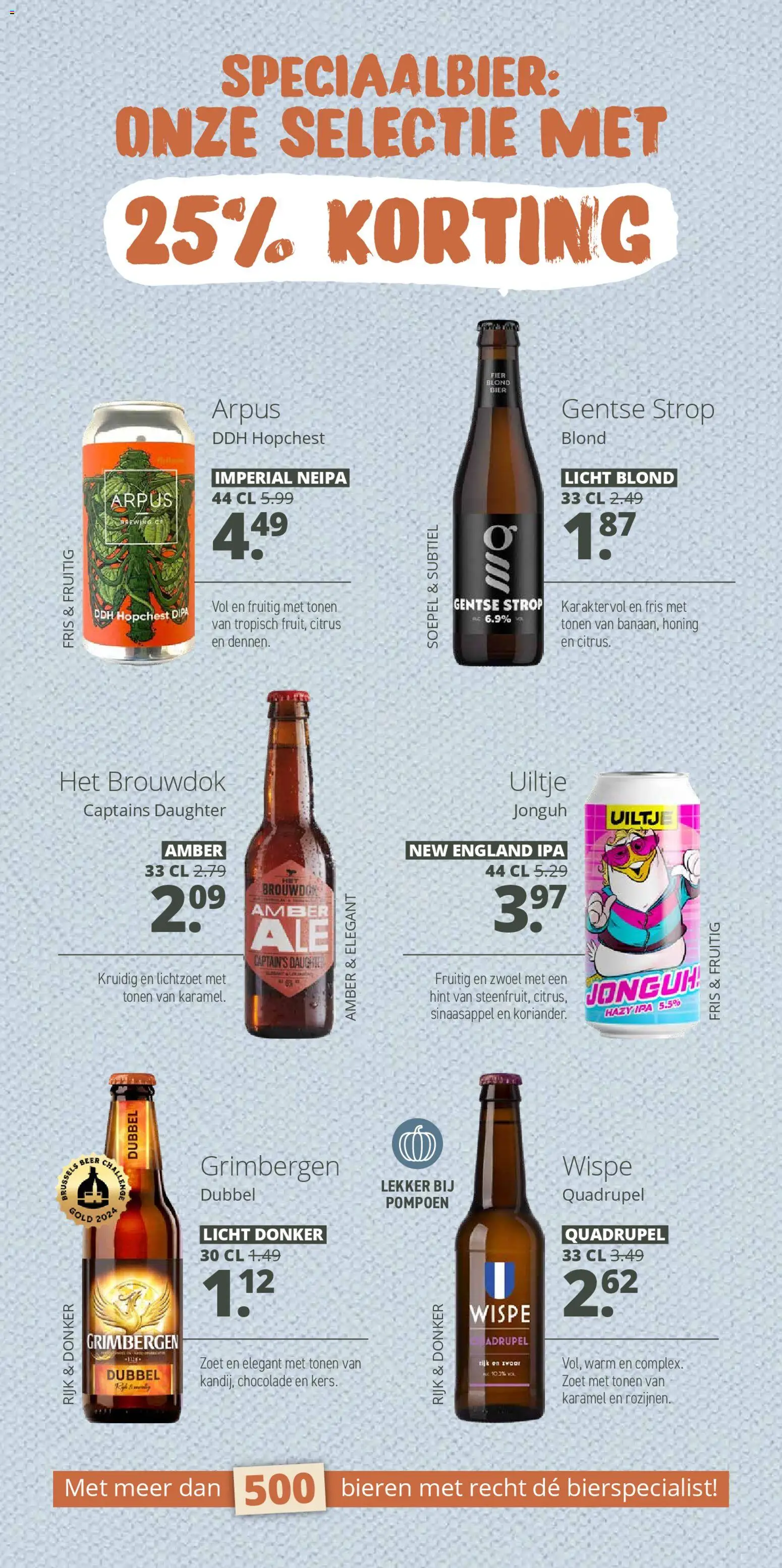 {H1} | Pagina: 14 | Producten: Pompoen, Chocolade, Bier