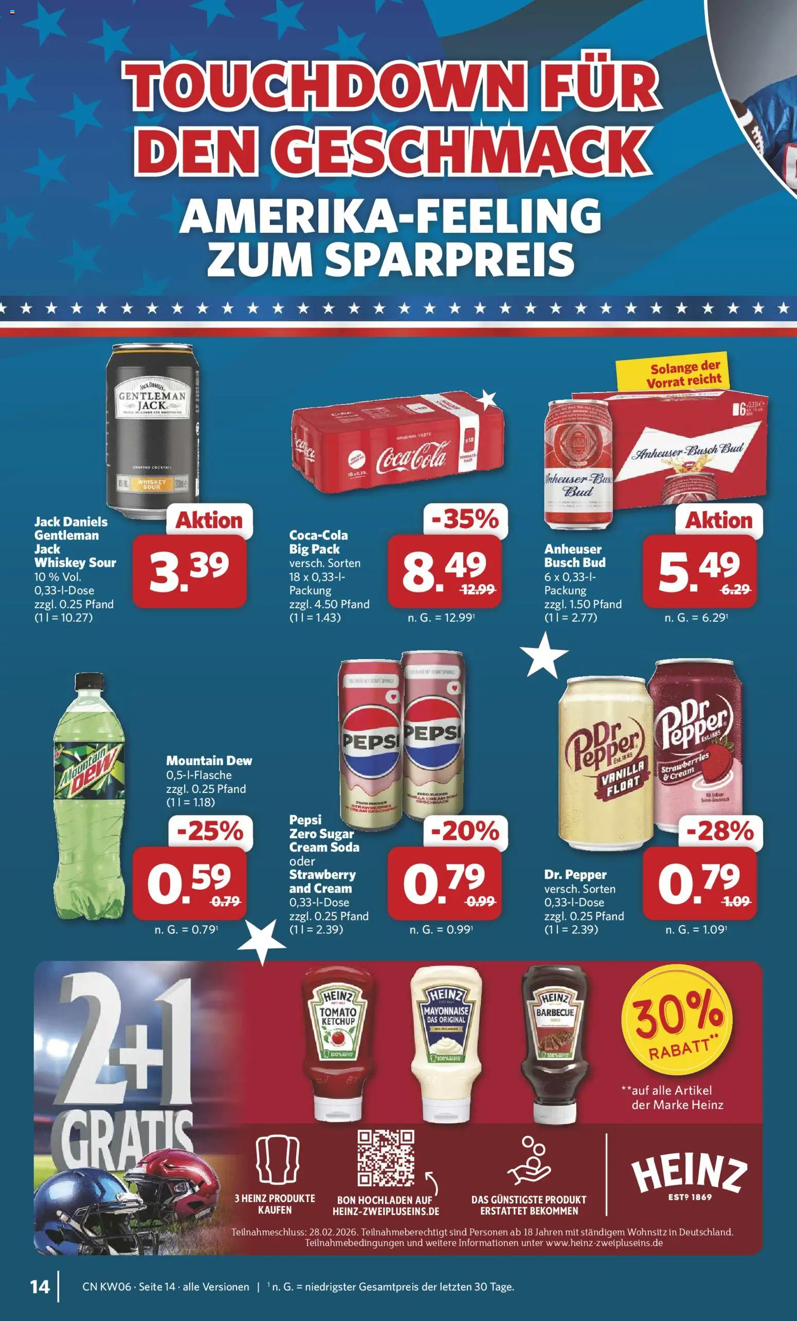 Combi Prospekt 	 – gültig ab 02.02.2026 | Seite: 14 | Produkte: Mayonnaise, Zucker, Pepsi, Ketchup