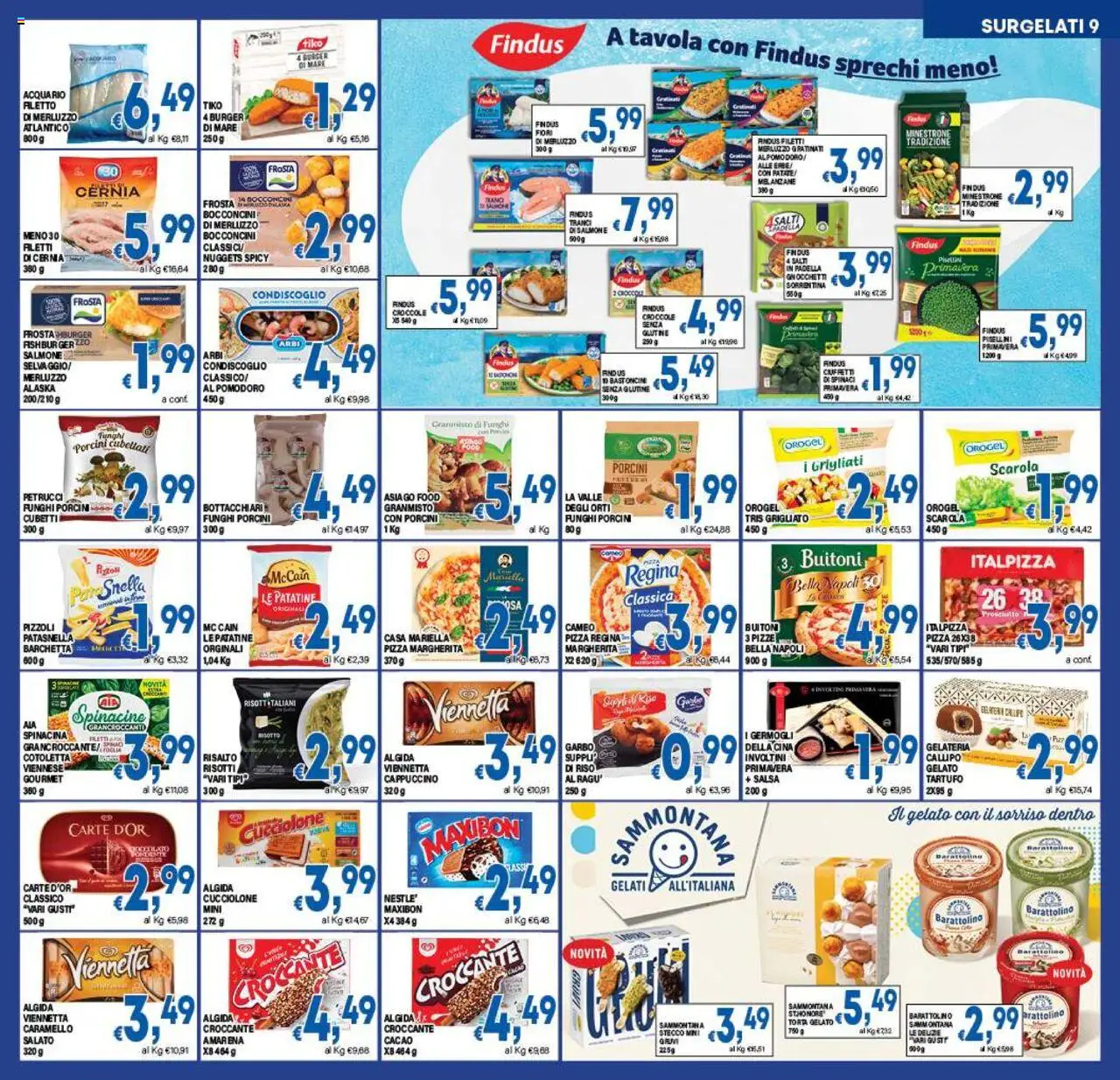 Volantino DEM del 17.09.2025 | Pagina: 9 | Prodotti: Patatine, Gelato, Pomodoro, Gnocchetti