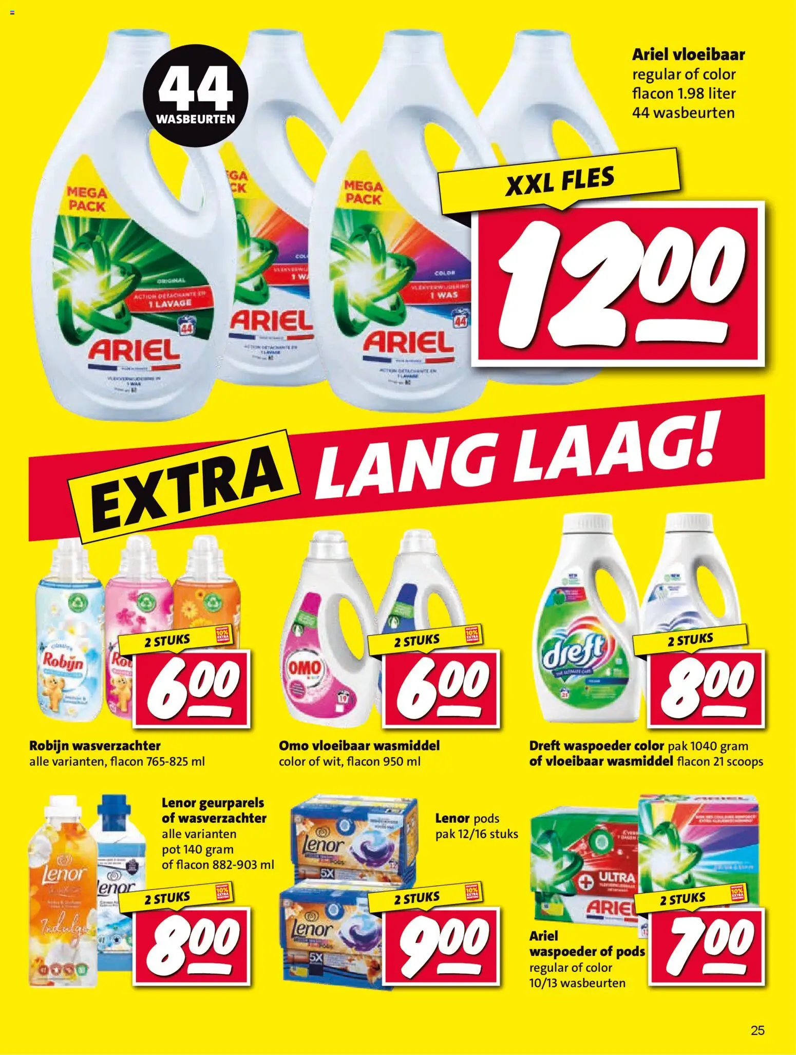 {H1} | Pagina: 25 | Producten: Wasmiddel, Pot, Fles, Was