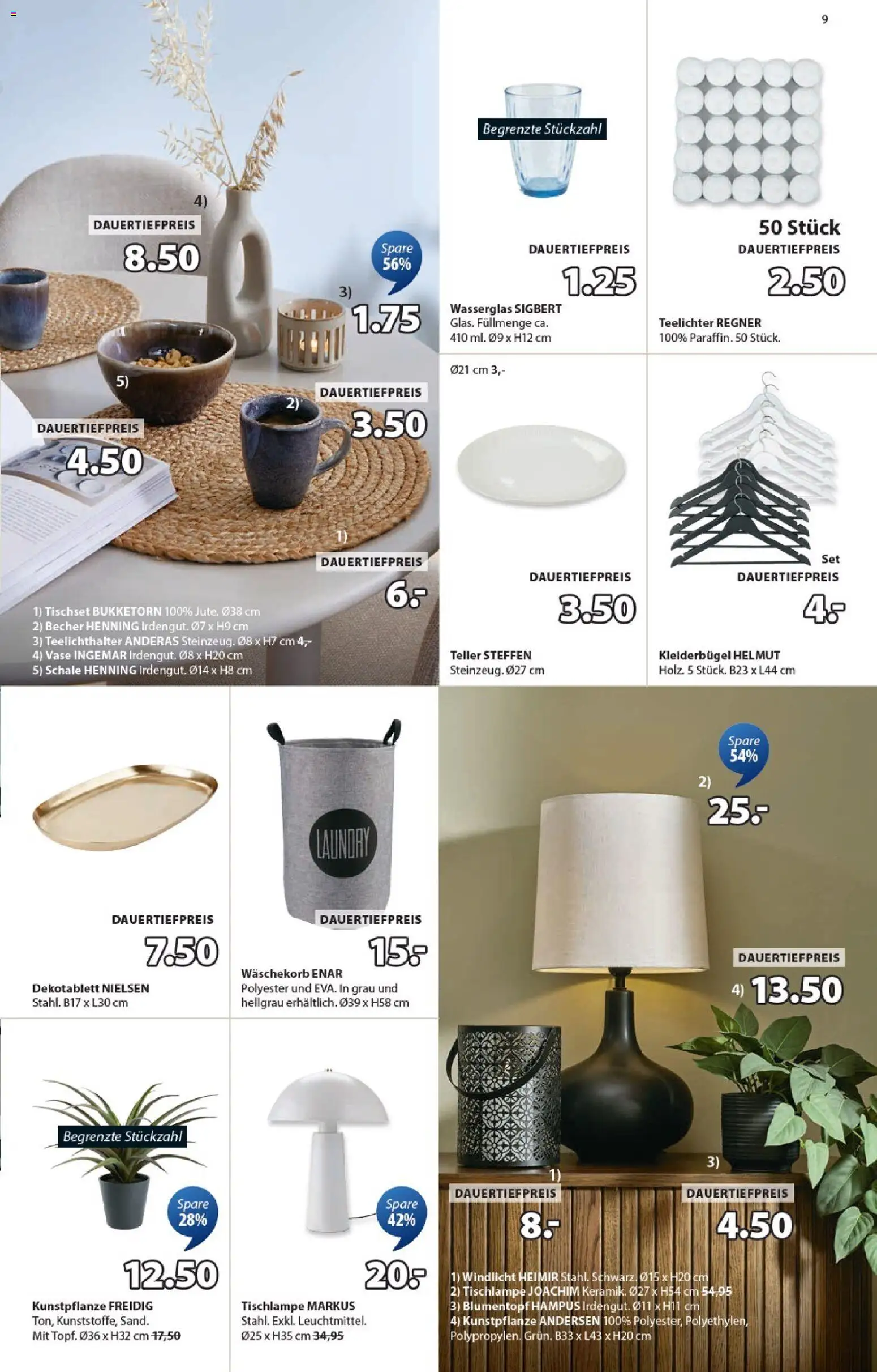 JYSK Aktionen – gültig ab 23.12.2025 | Seite: 9 | Produkte: Blumentopf, Vase, Kleiderbügel