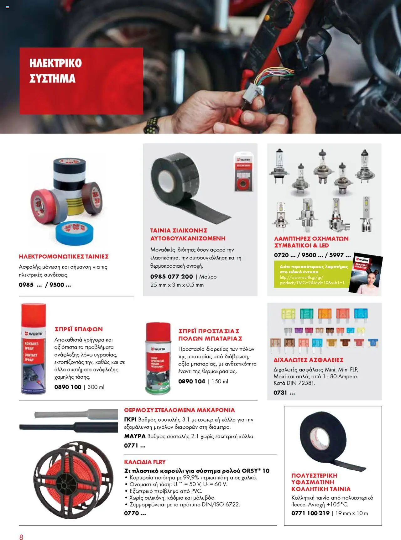 WURTH - Moto – σε ισχύ από 01.10.2025 | Σελίδα: 8