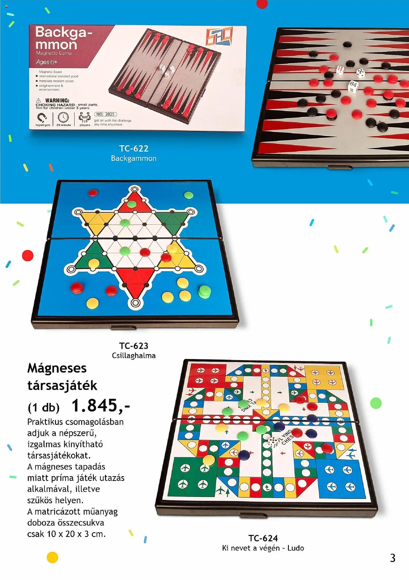 Betly akciós ujság - amely érvényes a következő dátumtól: 22.02.2026 | Oldal: 3 | Termékek: Játék, Társasjáték