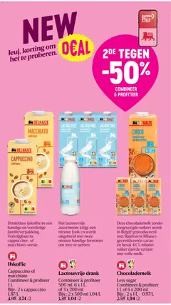 Delhaize folder week 3 - Voorbeeld van een folder van Delhaize, geldig van 15.01.2026 | Pagina: 42 | Producten: Halfvolle Melk, Cappuccino, Ijskoffie, Melk