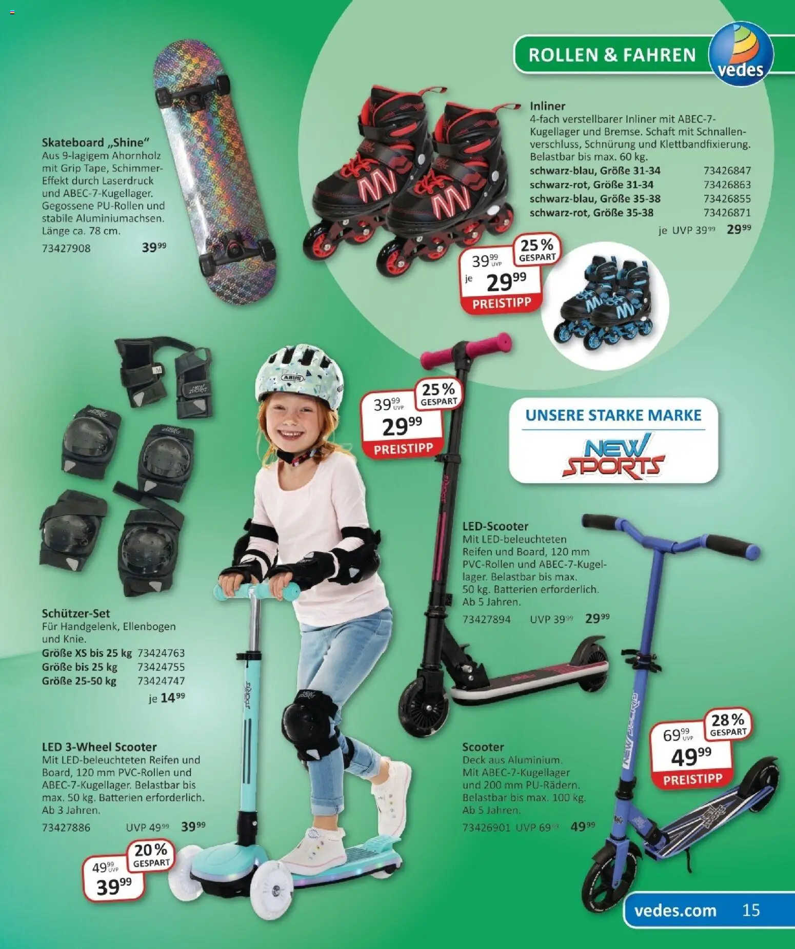 Vedes Prospekt 	 – gültig ab 20.02.2026 | Seite: 17 | Produkte: Batterien, Scooter