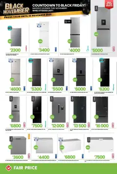 Fair Price specials catalogue – valid from 31.10.2025 | Page: 2 | Products: Freezer, Mirror, Fridge