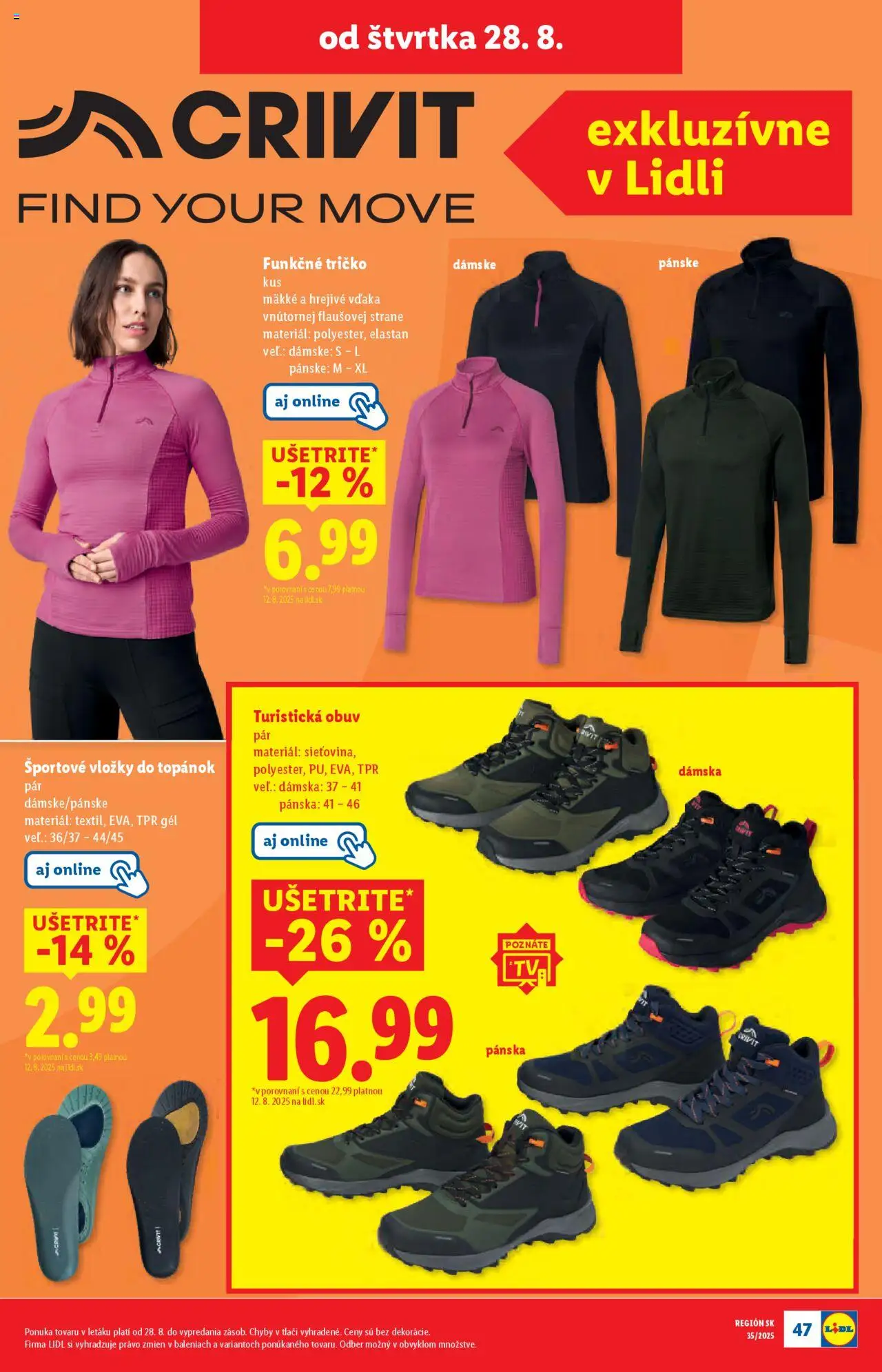 Lidl leták │ platný od 25.08.2025 | Strana: 81 | Produkty: Tričko