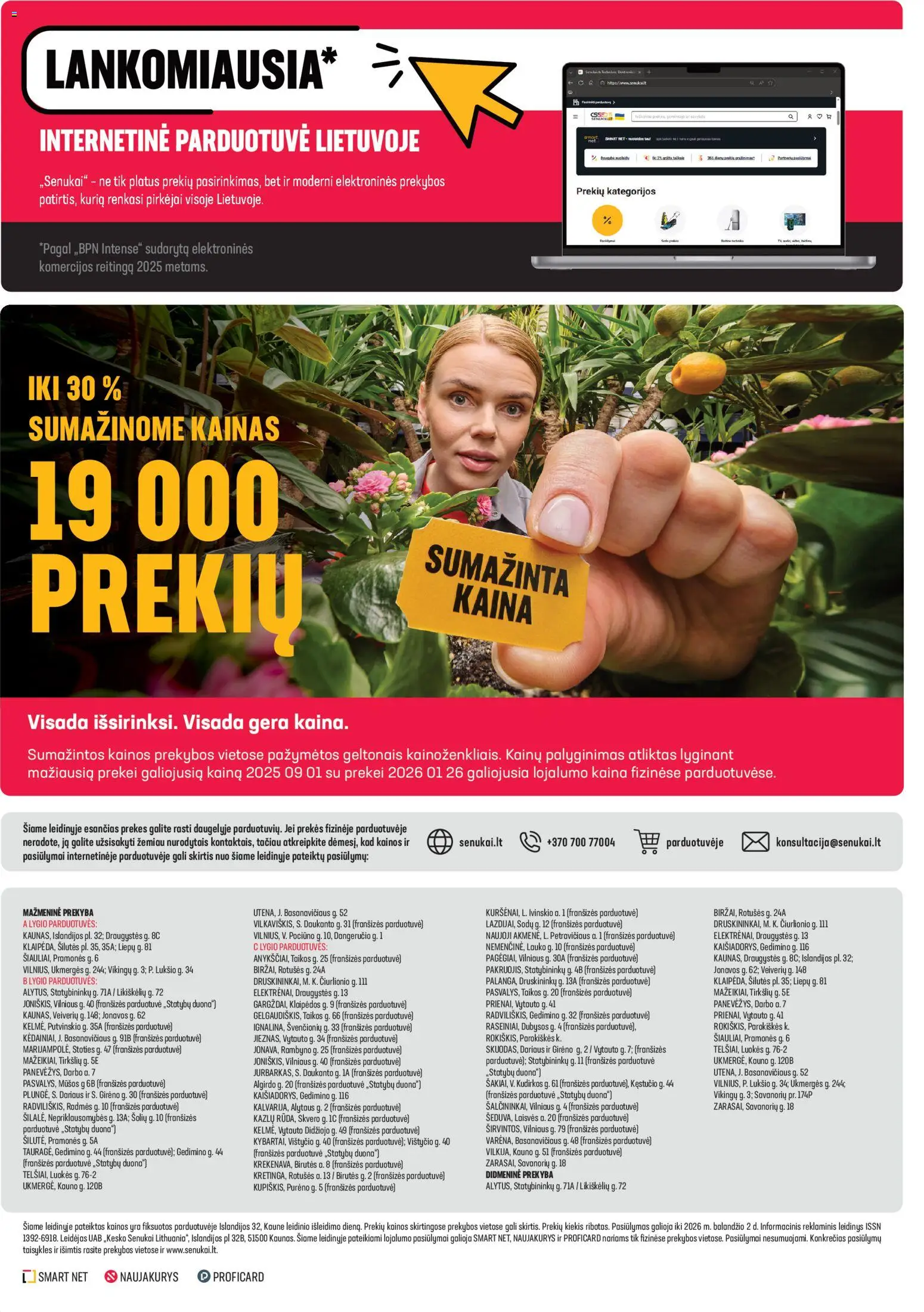 Senukai akcijos nuo 16.04.2026 | Puslapis: 16 | Prekių: Duona