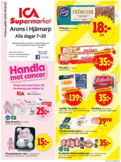 ICA Supermarket - Hjärnarp - Förhandsvisning av reklamblad från butik ICA Supermarket aktuell från 13.10.2025