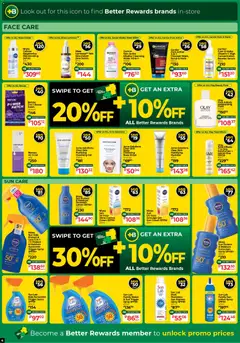 Dis-Chem specials catalogue – valid from 24.11.2025 | Page: 4 | Products: Mask, Micellar water, Sunscreen, Lotion