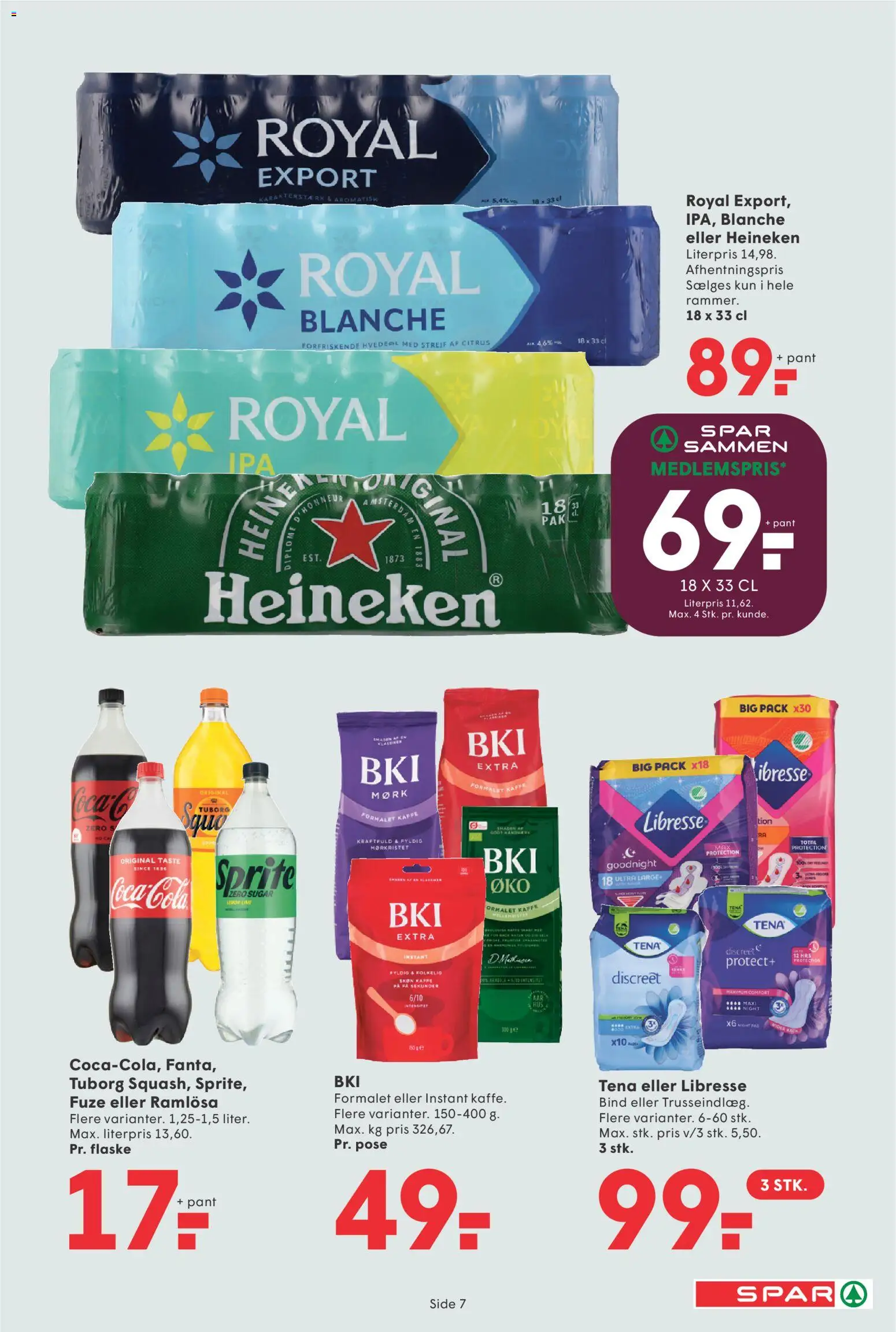 Spar tilbudsavis – gyldig fra 07.04.2026 | Side: 7 | Produkter: Kaffe