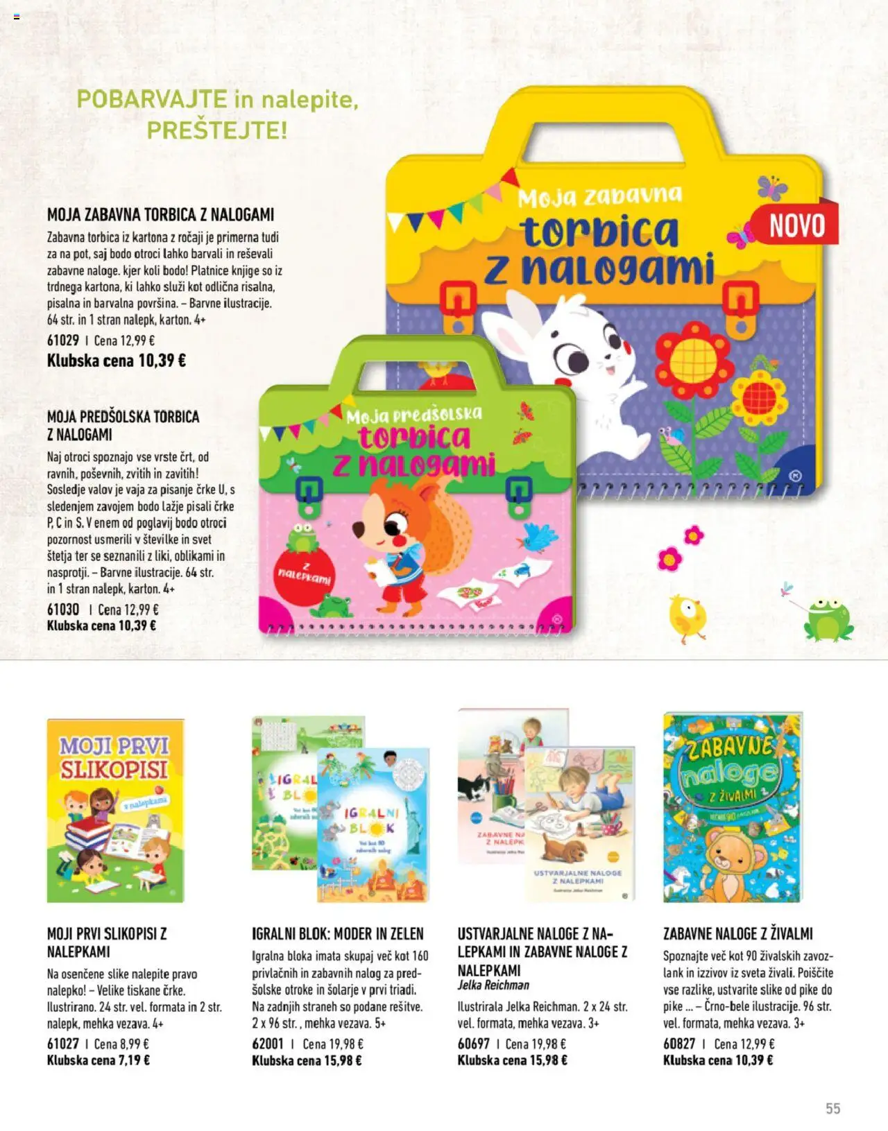 Svet knjige katalog │ velja od 01.07.2025 | Stran: 55 | Izdelki: Blok, Torbica