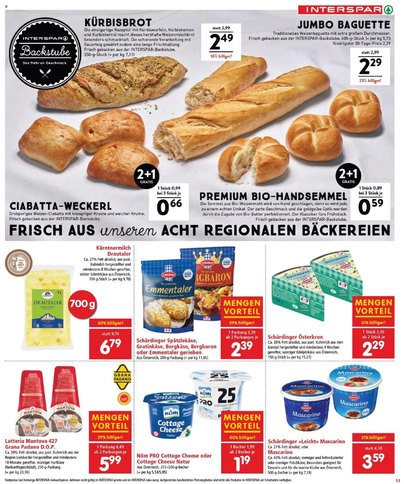 Interspar Flugblatt - Burgenland gültig ab 06.11.2025 | Seite: 14 | Produkte: Jääkaappipakastin