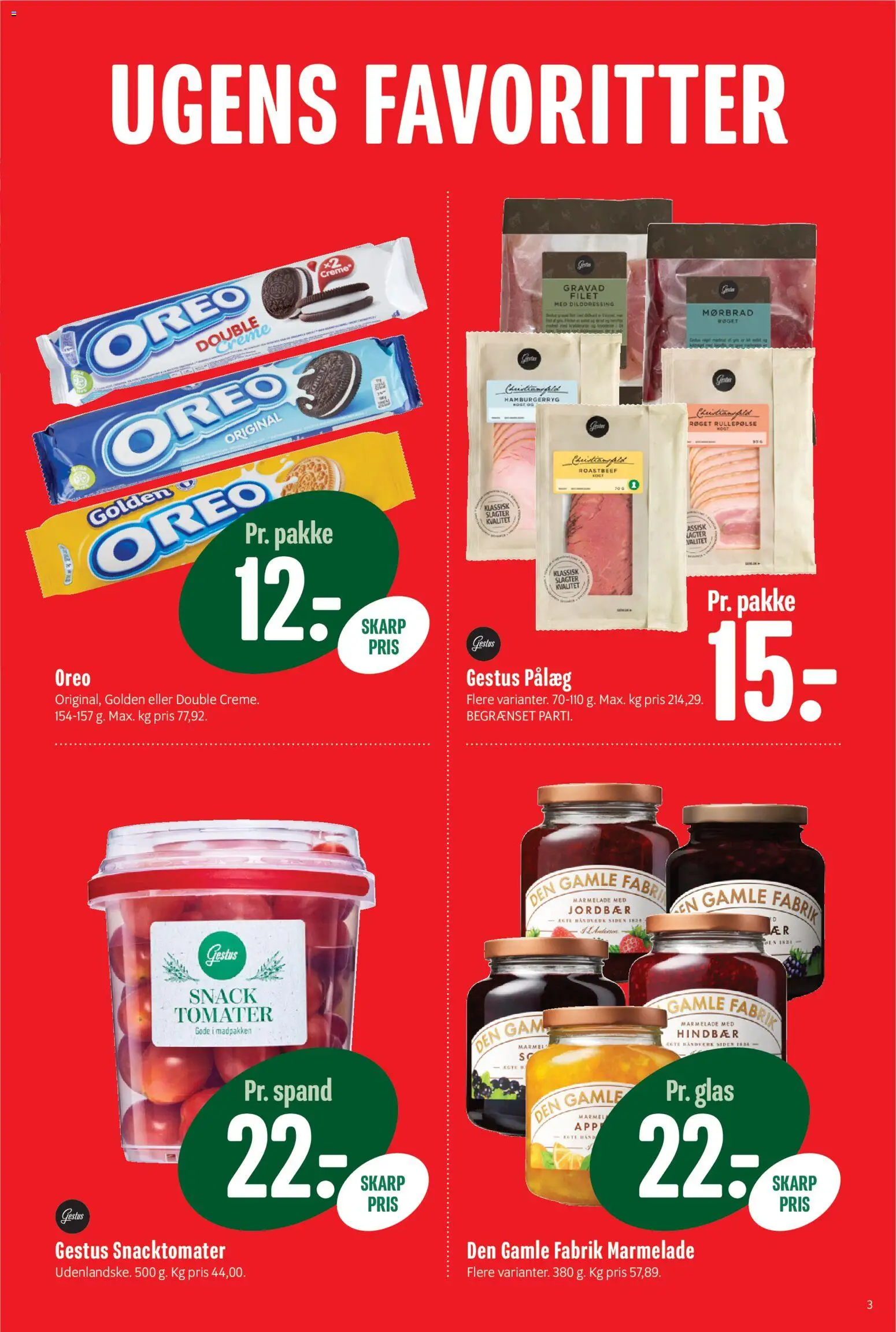 Min Købmand tilbudsavis – gyldig fra 13.02.2026 | Side: 3 | Produkter: Tomater, Hindbær, Hamburgerryg, Roastbeef