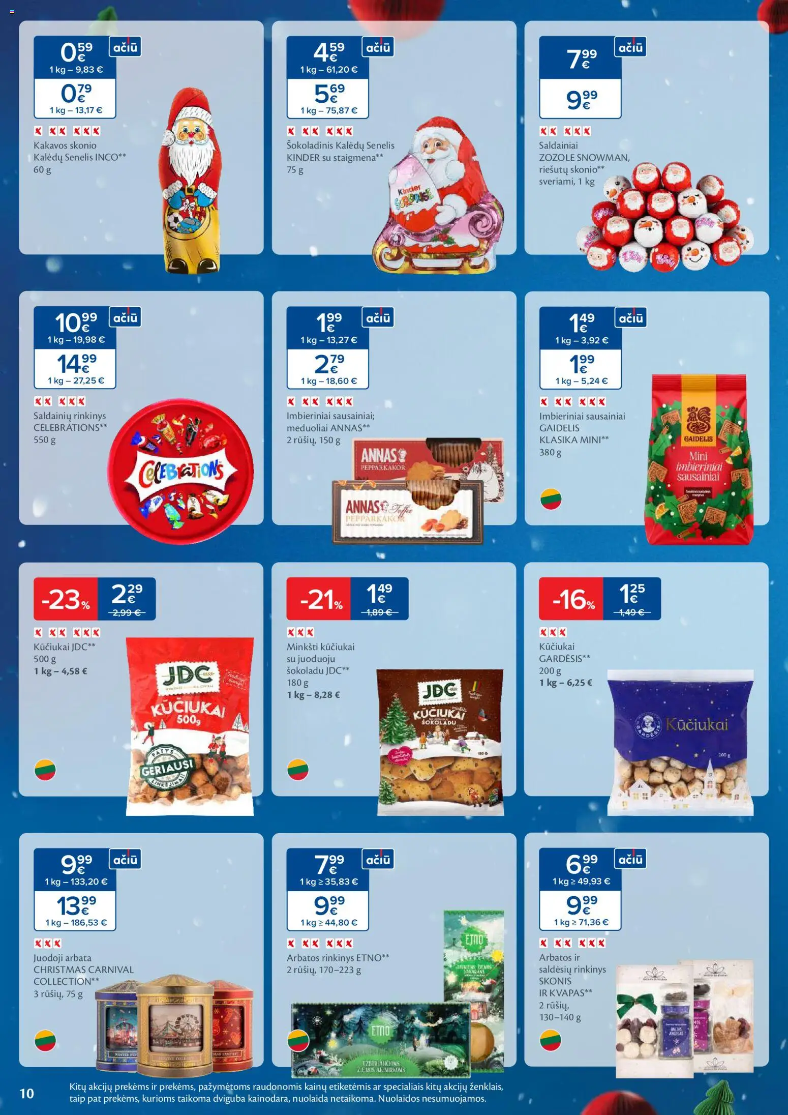 MAXIMA akcijos nuo 11.11.2025 | Puslapis: 10 | Prekių: Sausainiai, Kvapas, Arbata, Saldainiai