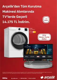 01.11.2025 tarihinden itibaren geçerli olan Arçelik kataloğu önizlemesi | Sayfa: 92