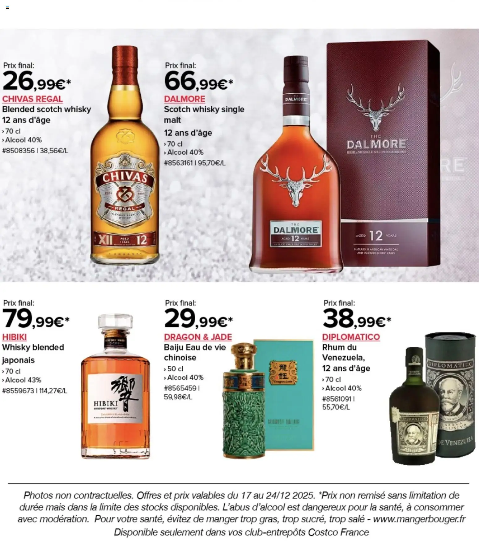 {H1} | Page: 4 | Produits: Whisky, Alcool, Mais, Rhum