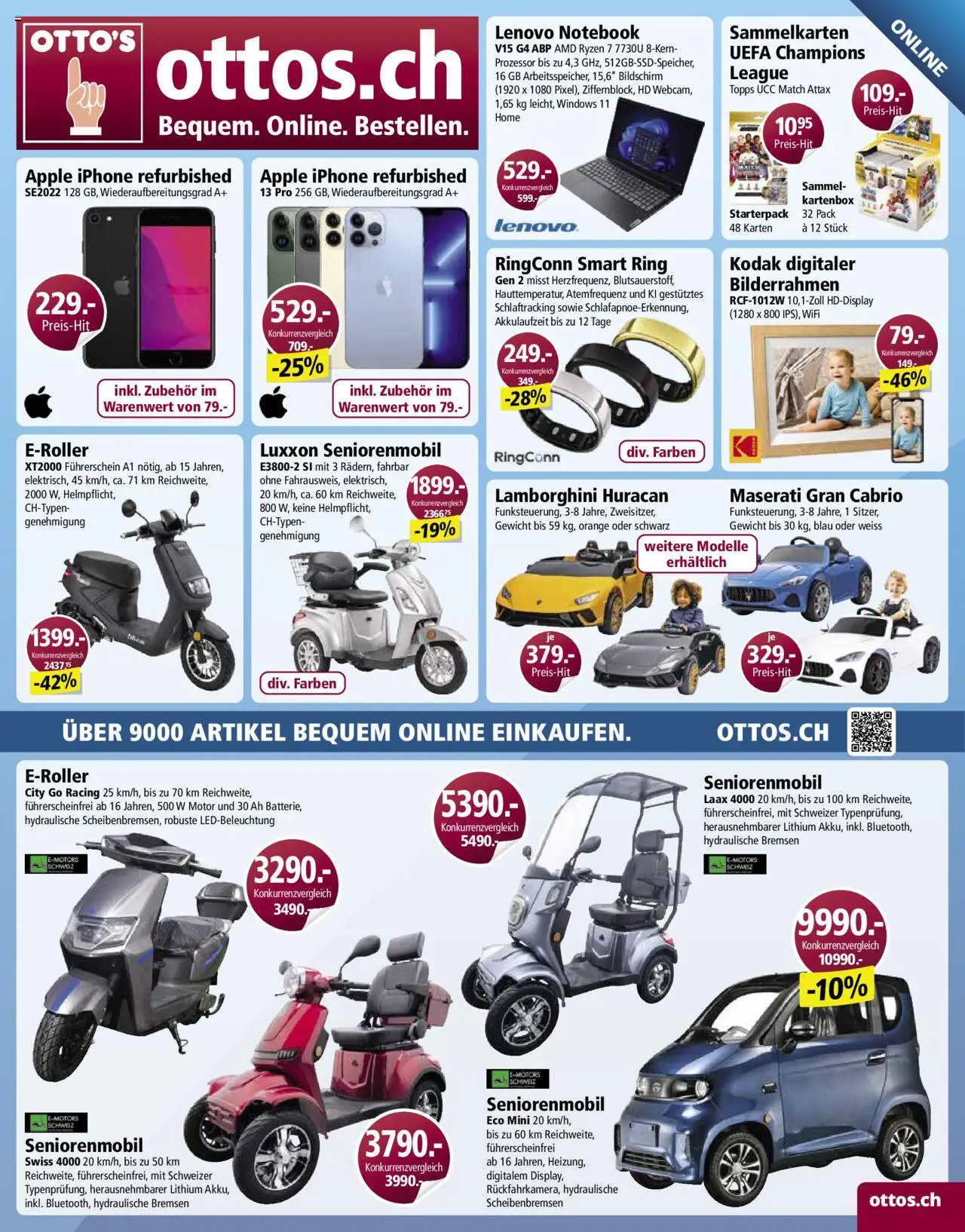 Otto's Aktionen – gültig ab 15.10.2025 | Seite: 13 | Produkte: Bildschirm, Notebook, Apple, Lenovo