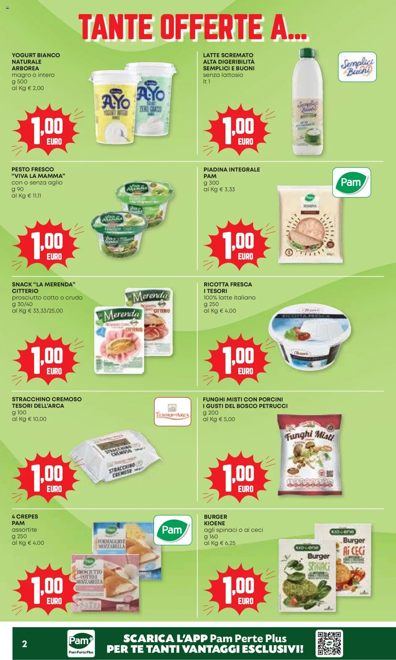 Volantino Panorama del 25.09.2025 | Pagina: 2 | Prodotti: Ceci, Latte, Aglio, Ricotta