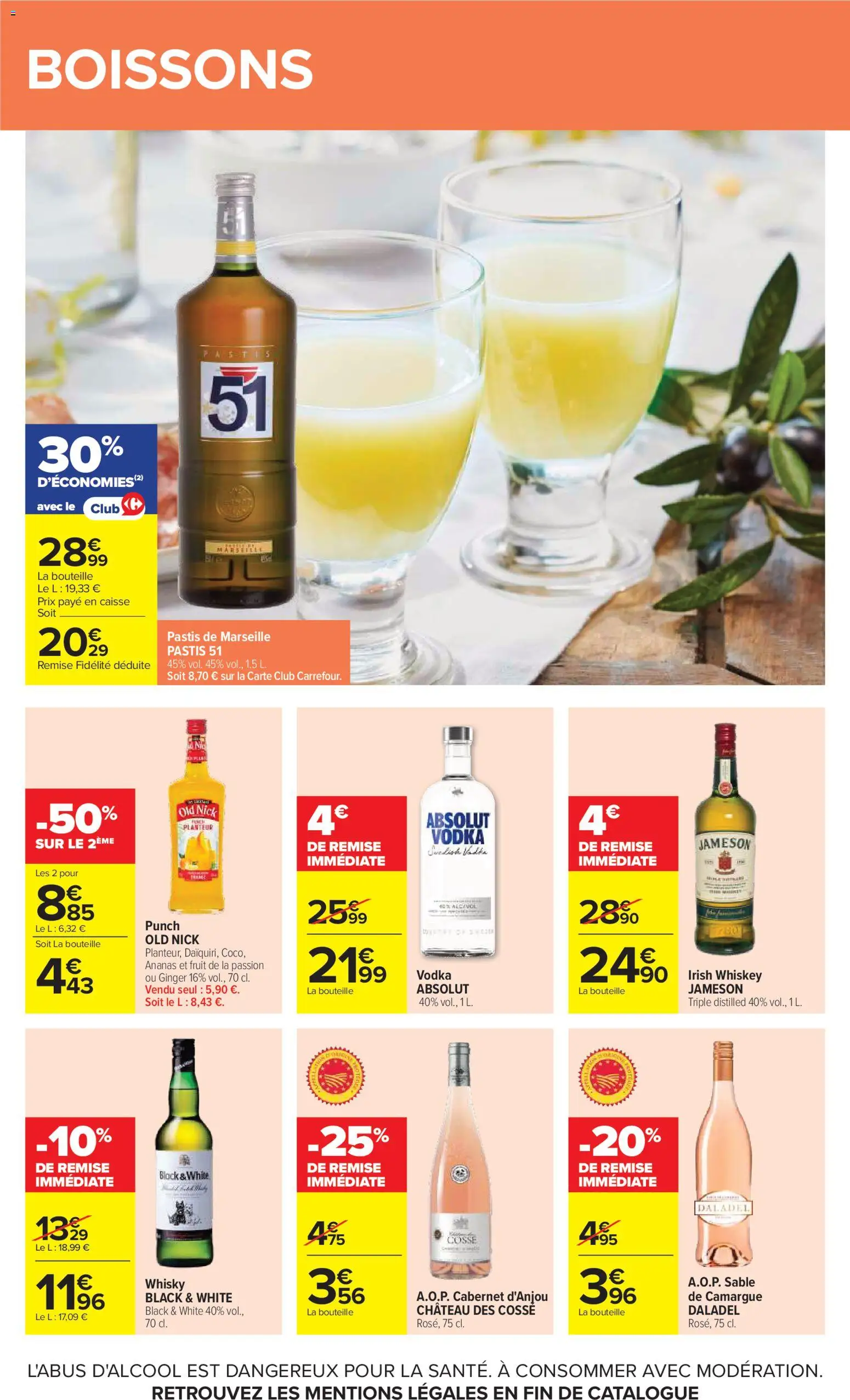 {H1} | Page: 46 | Produits: Pastis, Fruit de la passion, Pastis 51, Ananas