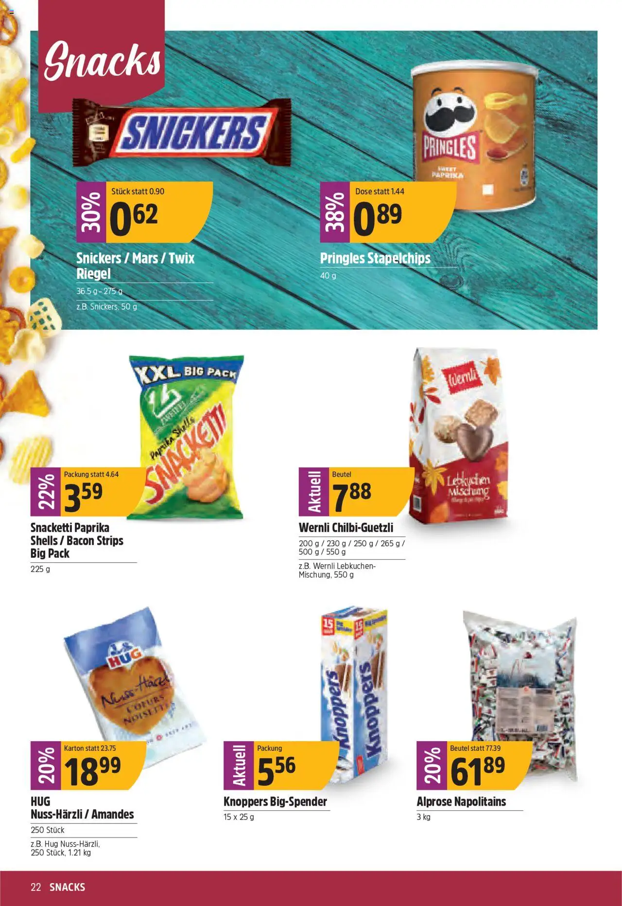 TopCC Aktionen ab 25.08.2025 | Seite: 22 | Produkte: Snickers, Mars, Twix