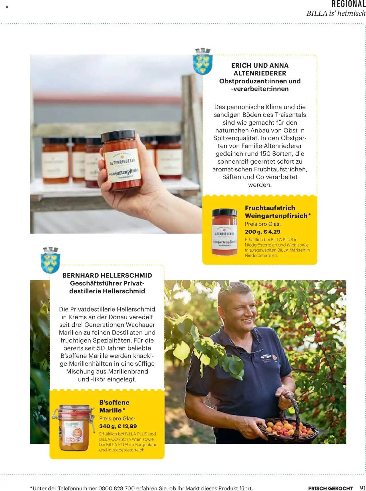 Billa Frisch Gekocht gültig ab 03.07.2025 | Seite: 91 | Produkte: Obst