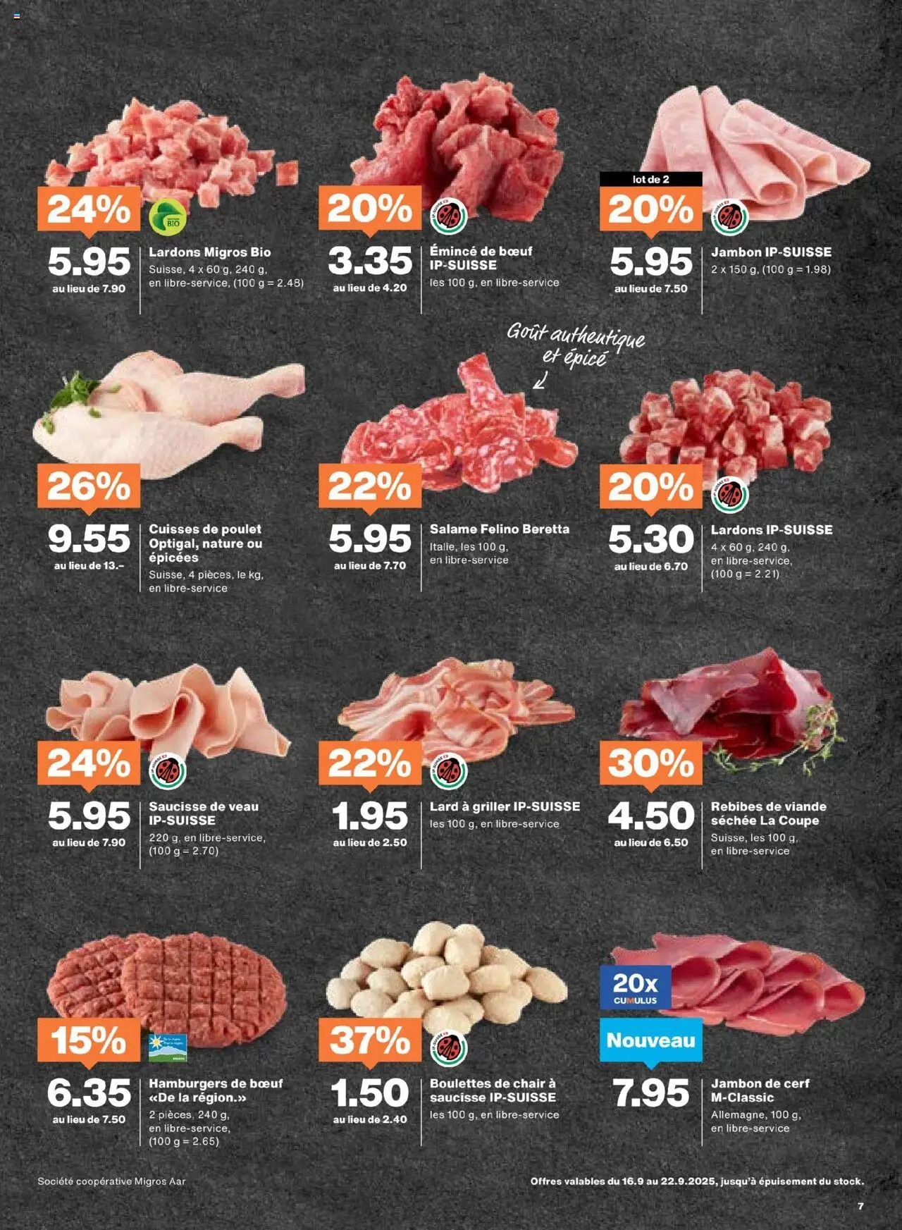 Migros Aktionen FR – gültig ab 16.09.2025 | Seite: 7